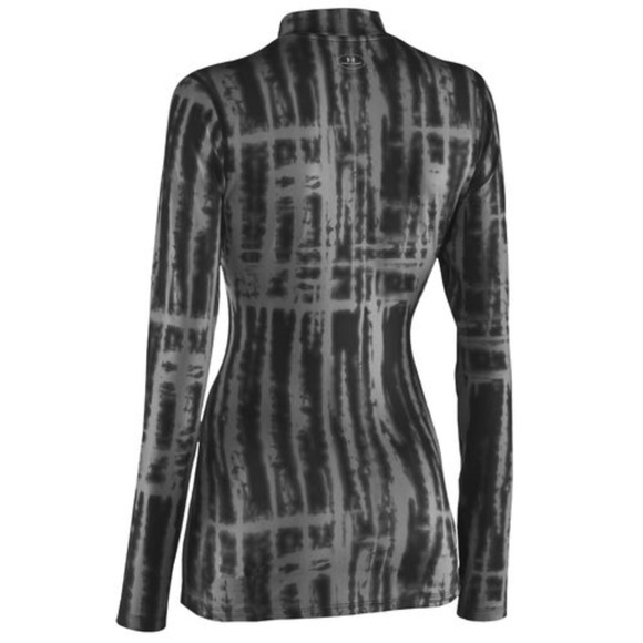 Under Armour Women’s Printed Cold Gear Fitted Mock - Picture 3 of 3
